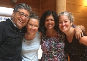 Robert, Stina, Natasha, Lynda 2019 AoL @ Hollyhock