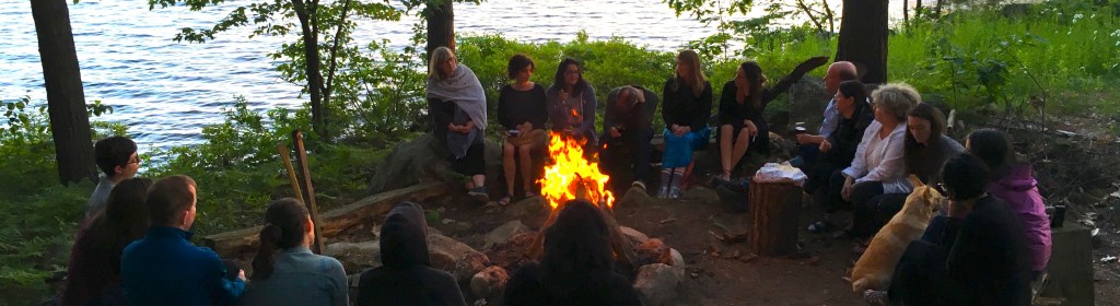 Fireside evening circle